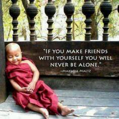 make friends with yourself